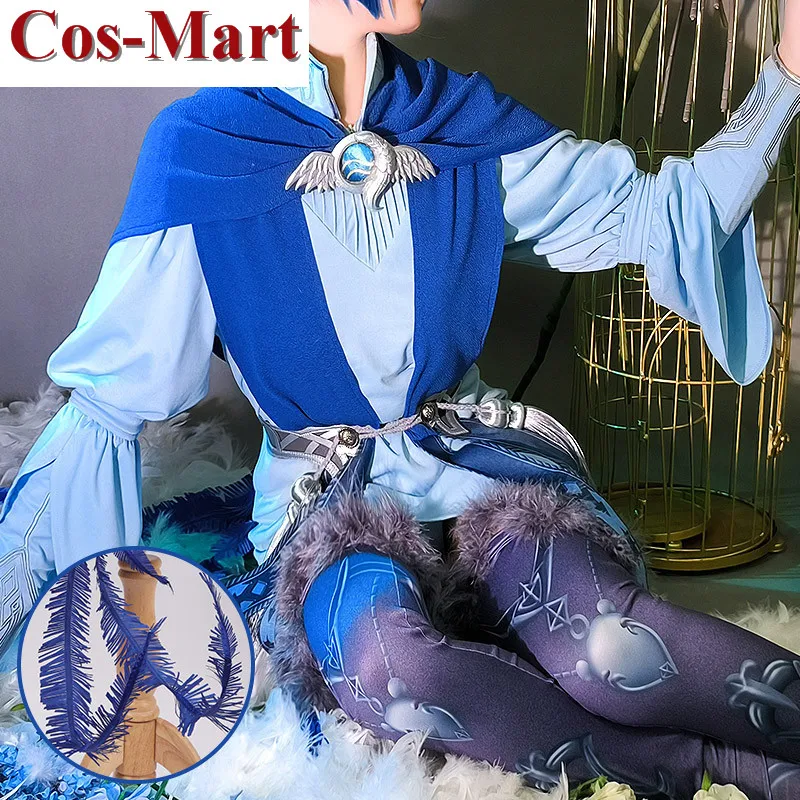 Cos-Mart Играта Final Fantasy XIV 6.0 MeiDiEn Cosplay Костюм Малка Синя Птица Униформи Унисекс Вечерни Ролеви Игри Дрехи