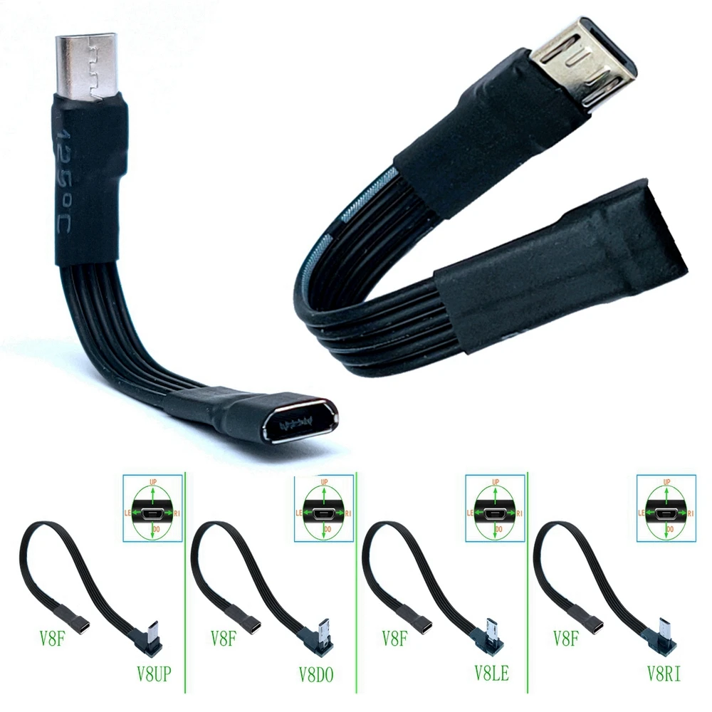 Високо качество на 5 см.-100 см Micro USB 2.0 B 5pin за мъже и жени, M/F, удължителен кабел За Зареждане Зарядно Устройство за пренос на данни Удлинительный Кабел 0,1 м