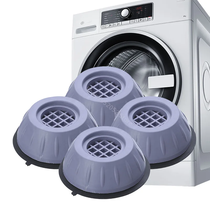 Заглушителен подложки за пералната машина, нескользящий пульсационный барабан, Обща височина на мебелната възглавници се увеличава тихо и стабилно